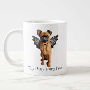 Dog With Bat Wings Large Coffee Mug