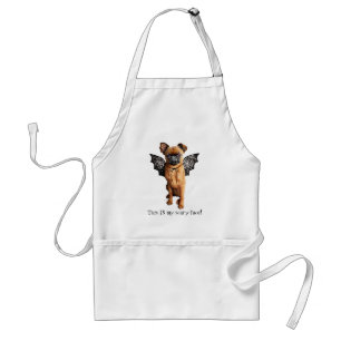 Dog With Bat Wings Standard Apron