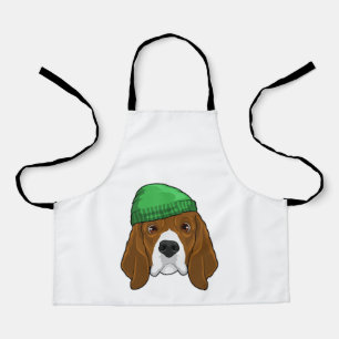 Dog with Beanie Apron