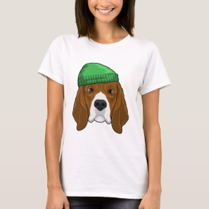 Dog with Beanie T-Shirt