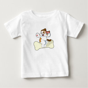 Dog with Bone Baby T-Shirt