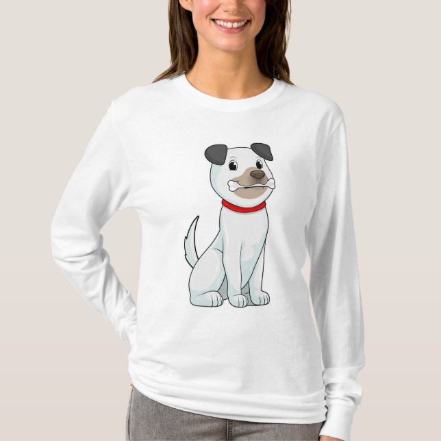Dog with Bone T-Shirt (Front)