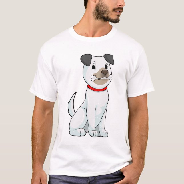Dog with Bone T-Shirt (Front)