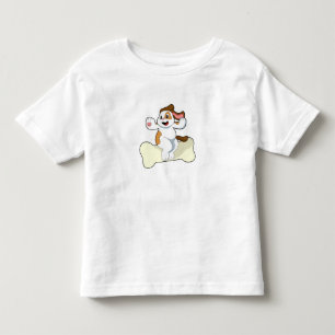 Dog with Bone Toddler T-Shirt
