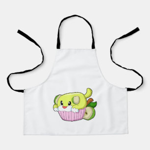 Dog with Cake Apron