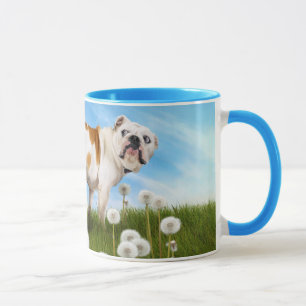 Dog With Dandelion Mug
