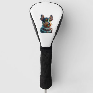 Dog with green eys Classic T-Shirt Golf Head Cover