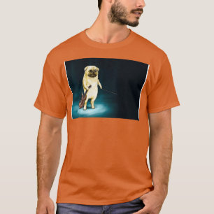 Dog With His Violin Mask T-Shirt