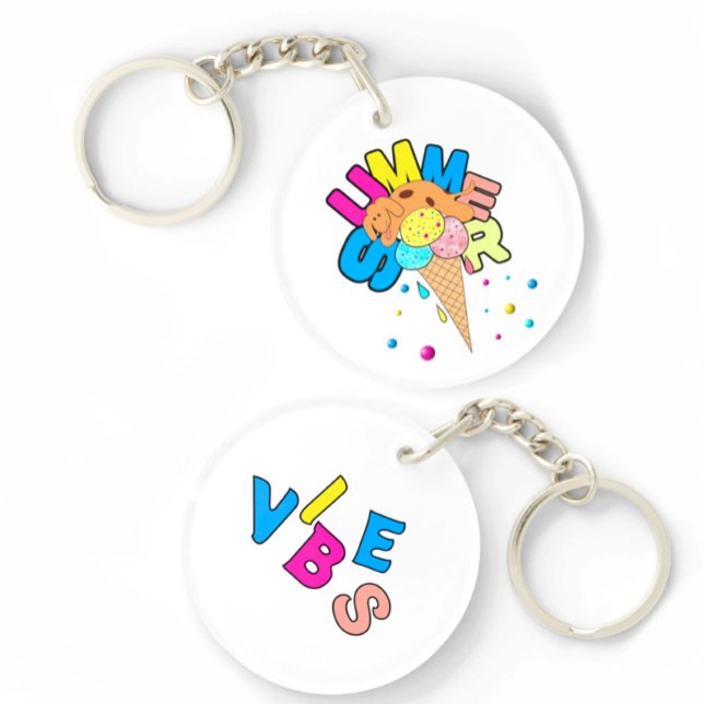 Dog with ice cream key ring (Creator Uploaded)