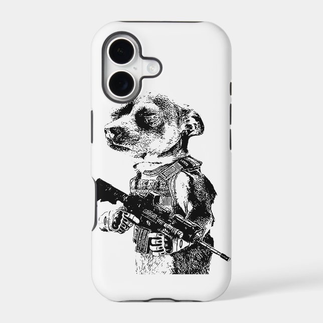 Dog With Operator Vest AR15 (Back)