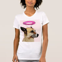 Dog with Pink Halo