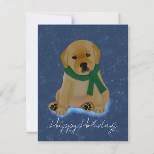 Dog With Scarf Card