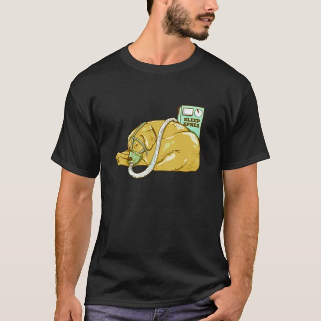Dog with Sleep apnoea T-Shirt (Front)