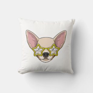 Dog with Sunglasses Cushion