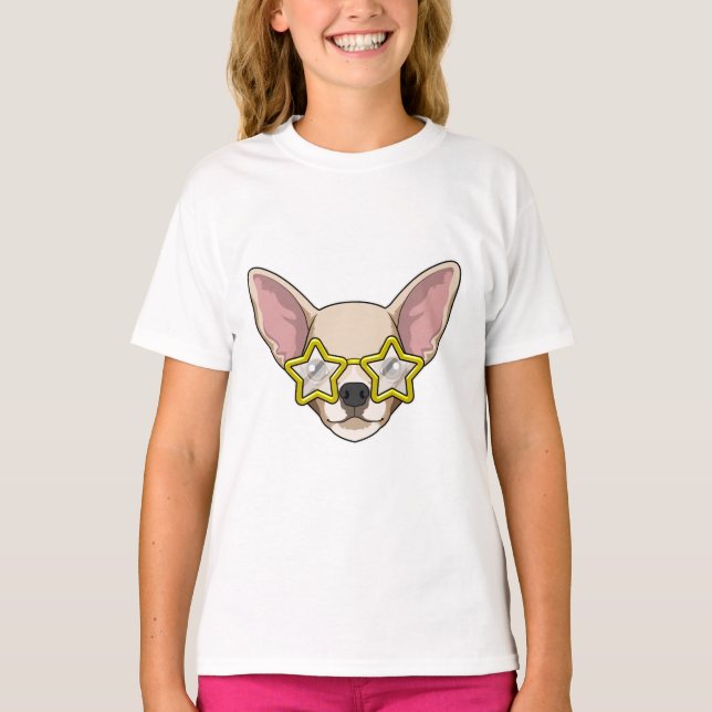 Dog with Sunglasses T-Shirt (Front)