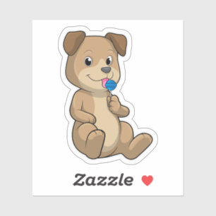 Dog with Sweets Lollipop