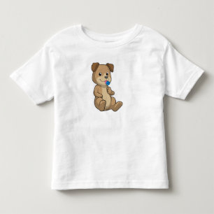 Dog with Sweets Lollipop Toddler T-Shirt