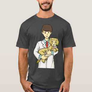 Dog With Vet Veterinarian Dogs T-Shirt