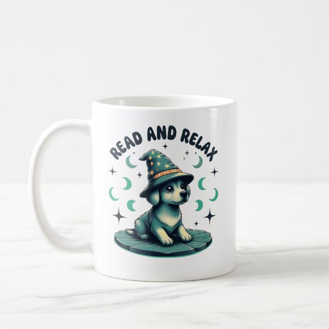 Dog Wizard Coffee Mug (Left)