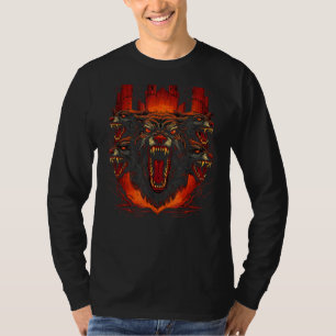 Dog Wolf Werewolf Cerberus Hellhound Mythos 5 T-Shirt