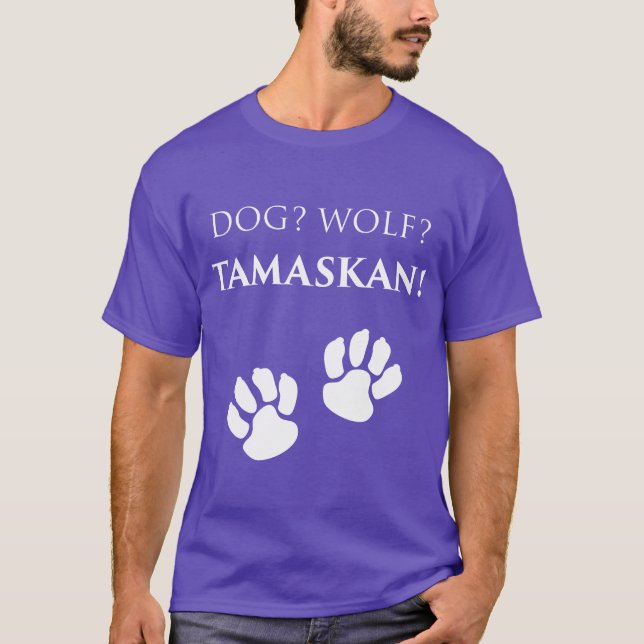 Dog Wolfamascan Owner Dog Lovers Dog Paw friends f T-Shirt (Front)