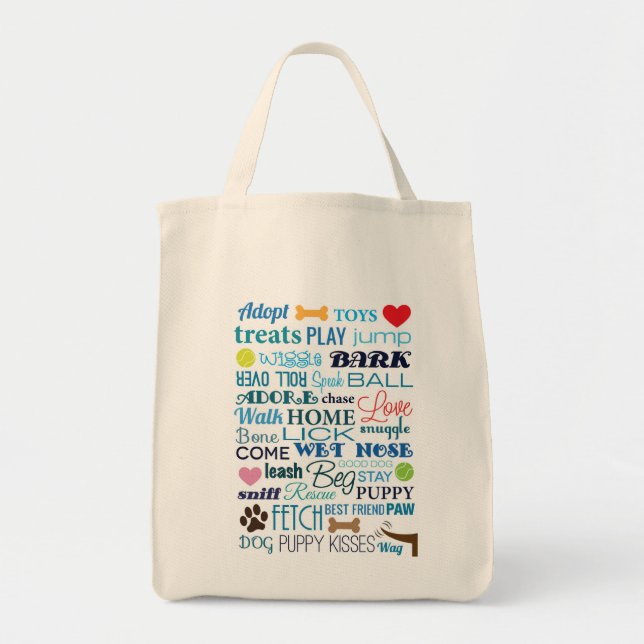 Dog Words Bag (Front)