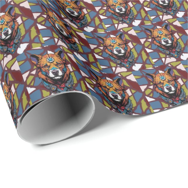 dog wrapping paper (Roll Corner)