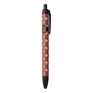 Dog Year 2018 Zodiac Birthday Monogram Pen