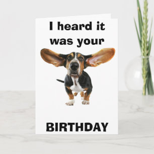 Dog Years, Birthday Card for 40th year