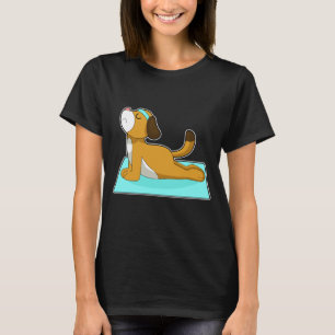 Dog Yoga Fitness Gymnastics T-Shirt