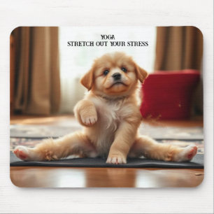 Dog Yoga Mouse Mat