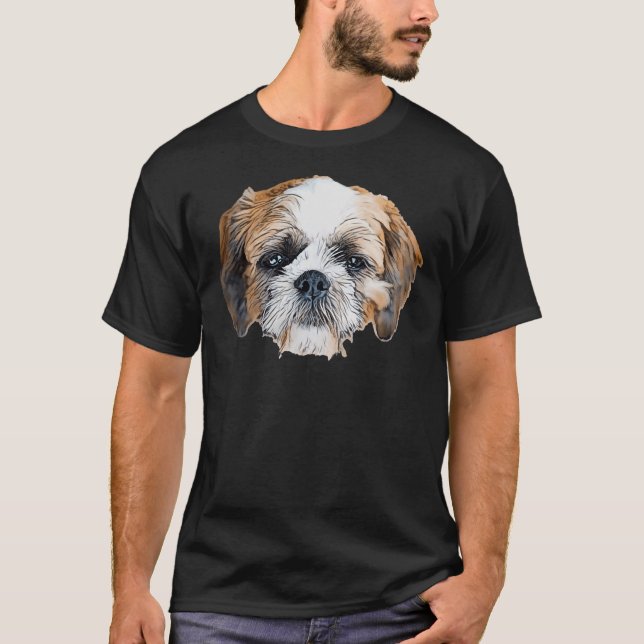 Dog Yorkie Shih Tzu Purebred  Er Dummy Wrapped     T-Shirt (Front)