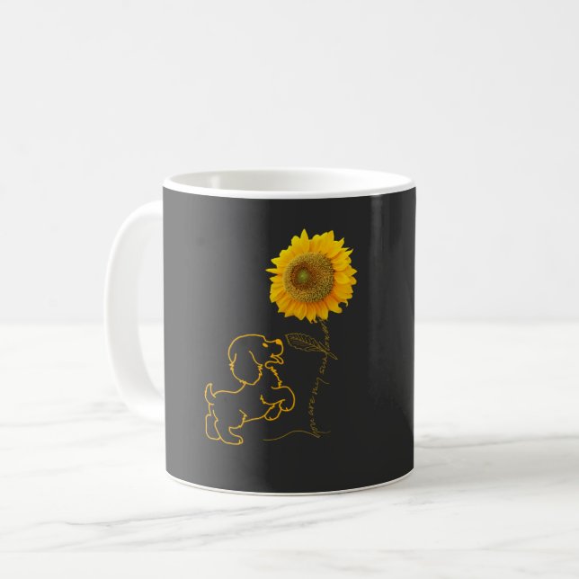 Dog You Are My Sunshine Dog Mum Dad Pet Lover Invi Coffee Mug (Front Left)