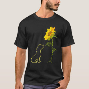 Dog You Are My Sunshine Sunflower Funny Puppy Love T-Shirt