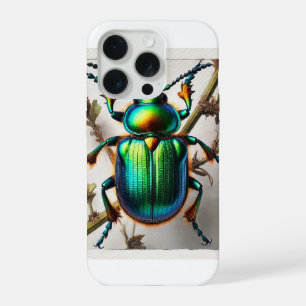Dogbane beetle 100724IREF113 - Watercolor iPhone 15 Pro Case