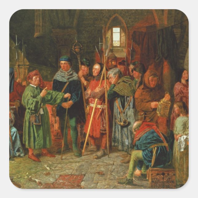 Dogberry's Charge to the Watch Square Sticker (Front)