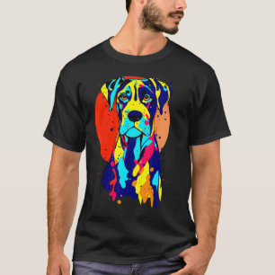 Dogbreed Great Dane Pop Colorful T-Shirt