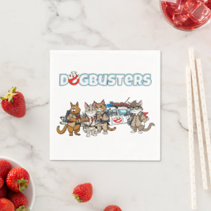 Dogbusters Cats Napkin