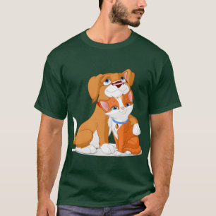 Dogcat relationship Dogcat relationship girl girl T-Shirt