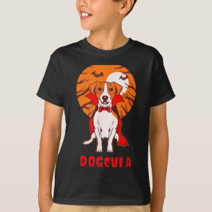 Dogcula Dog Pun Funny Halloween T-Shirt
