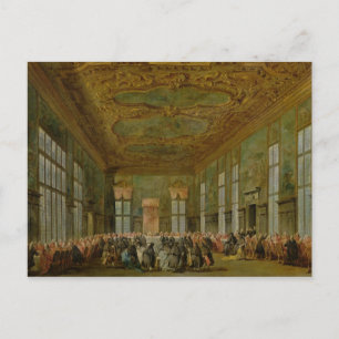 Doge Alvise Mocenigo IV Giving a Banquet Postcard