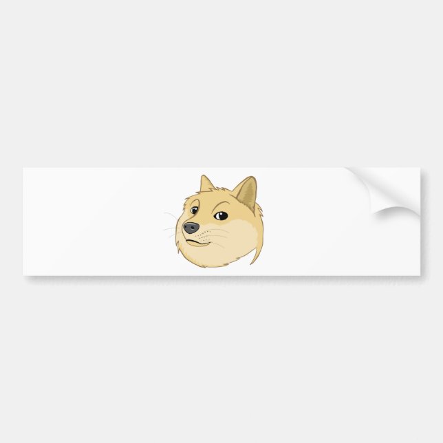 Doge Bumper Sticker (Front)