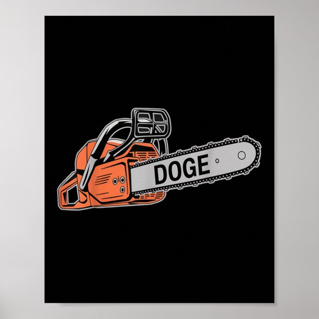 Doge Chainsaw D.o.g.e Saw  Poster (Front)