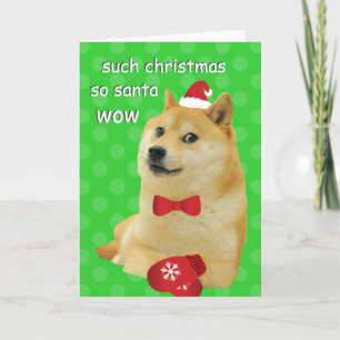 Doge Christmas Card
