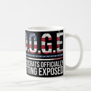 Doge D.o.g.e. Department Of Government Efficiency Coffee Mug