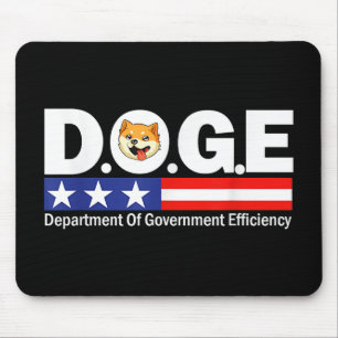 Doge D.o.g.e. Department Of Government Efficiency Mouse Mat