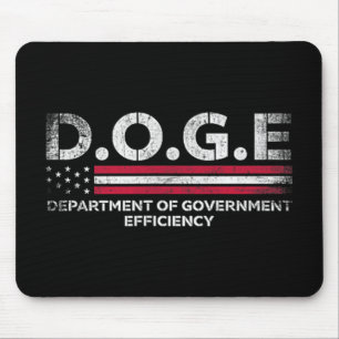 Doge D.o.g.e. Department Of Government Efficiency  Mouse Mat