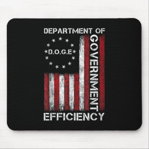 Doge D.o.g.e. Department Of Government Efficiency  Mouse Mat