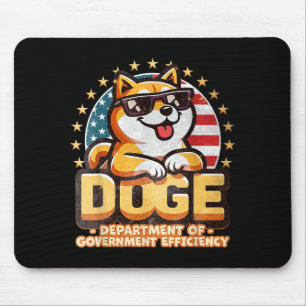 Doge D.o.g.e. Department Of Government Efficiency  Mouse Mat