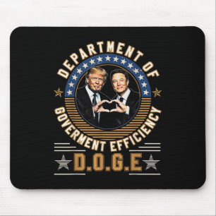 Doge D.o.g.e. Department Of Government Efficiency  Mouse Mat